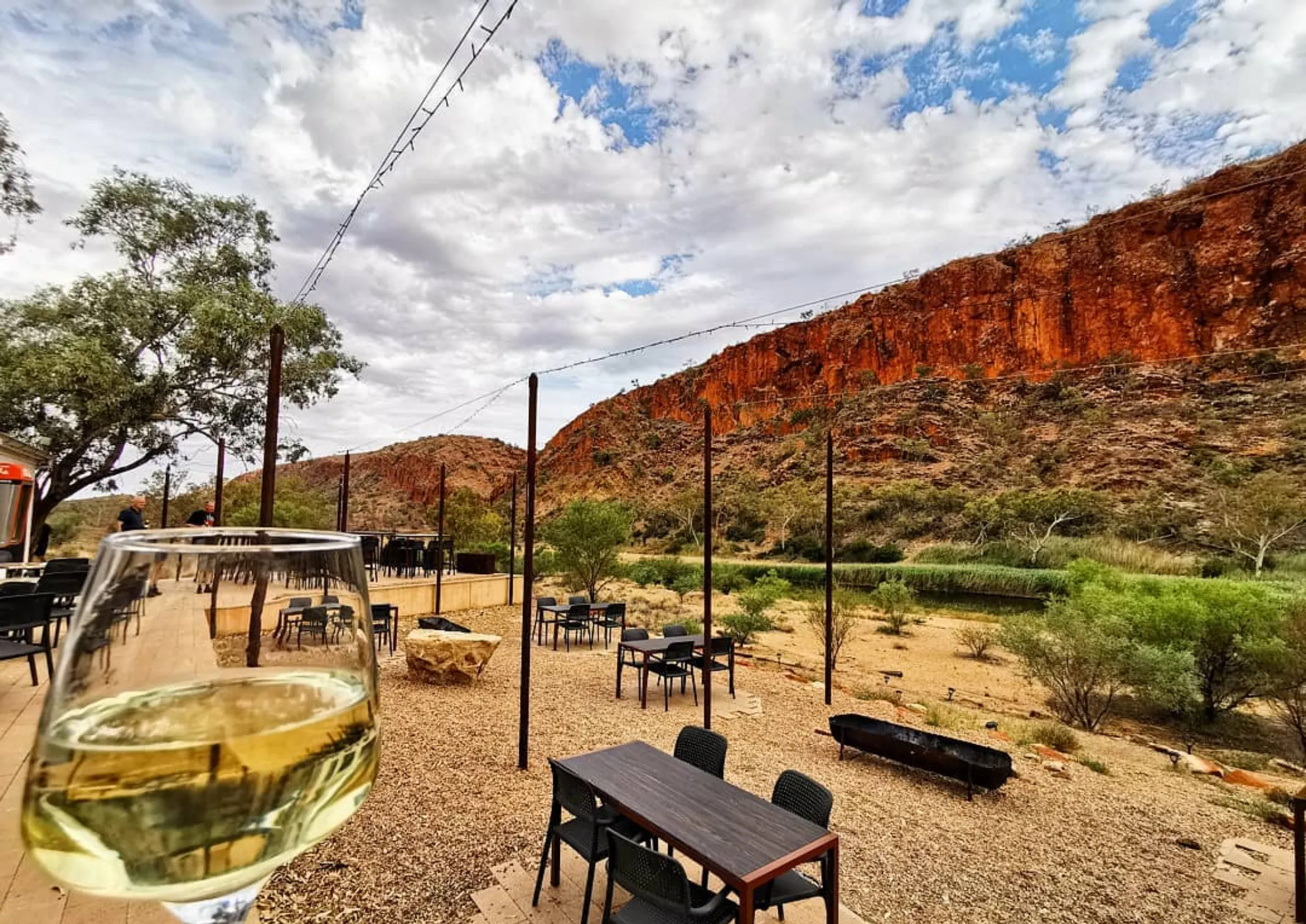 picnic lunch, Larapinta