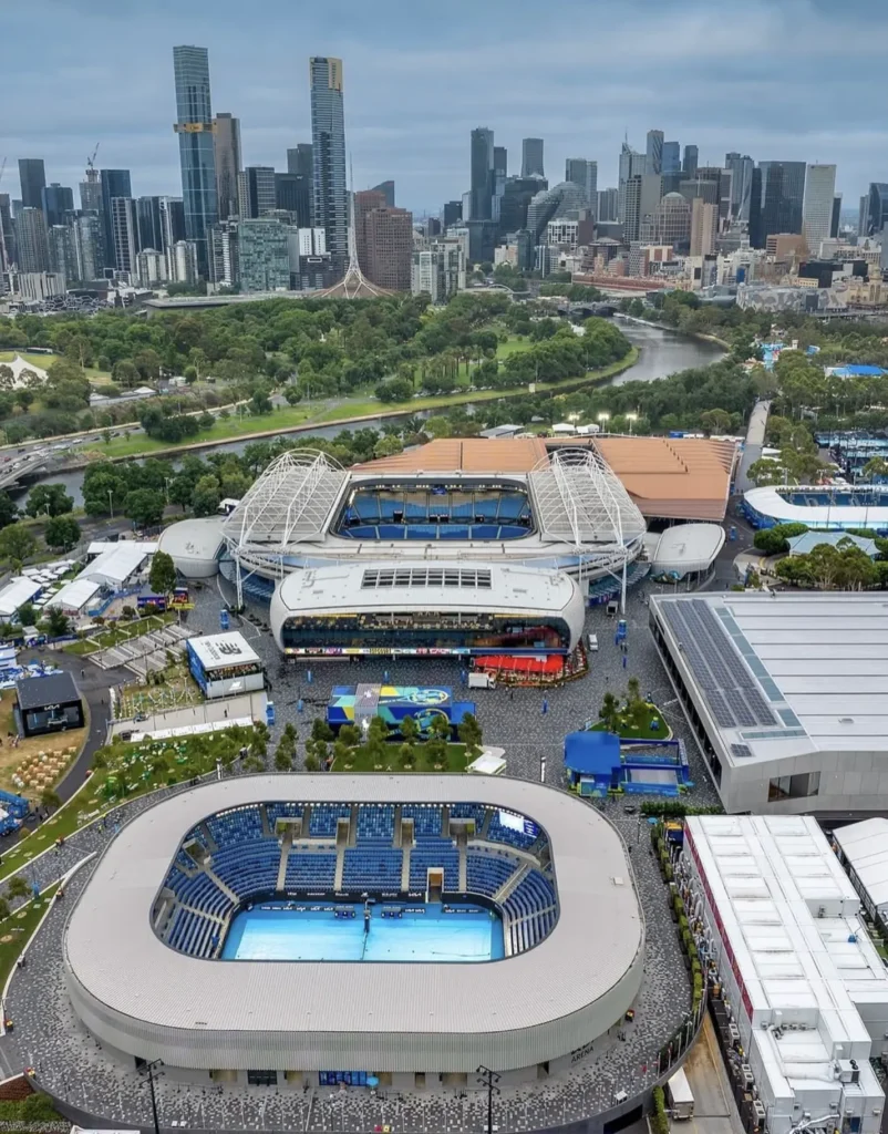 Grand Slam Oval At The Heart Of The Action